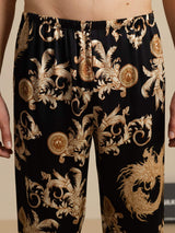 [Svart Drage] SilkSilky-NO Men's Sleep Shorts 005