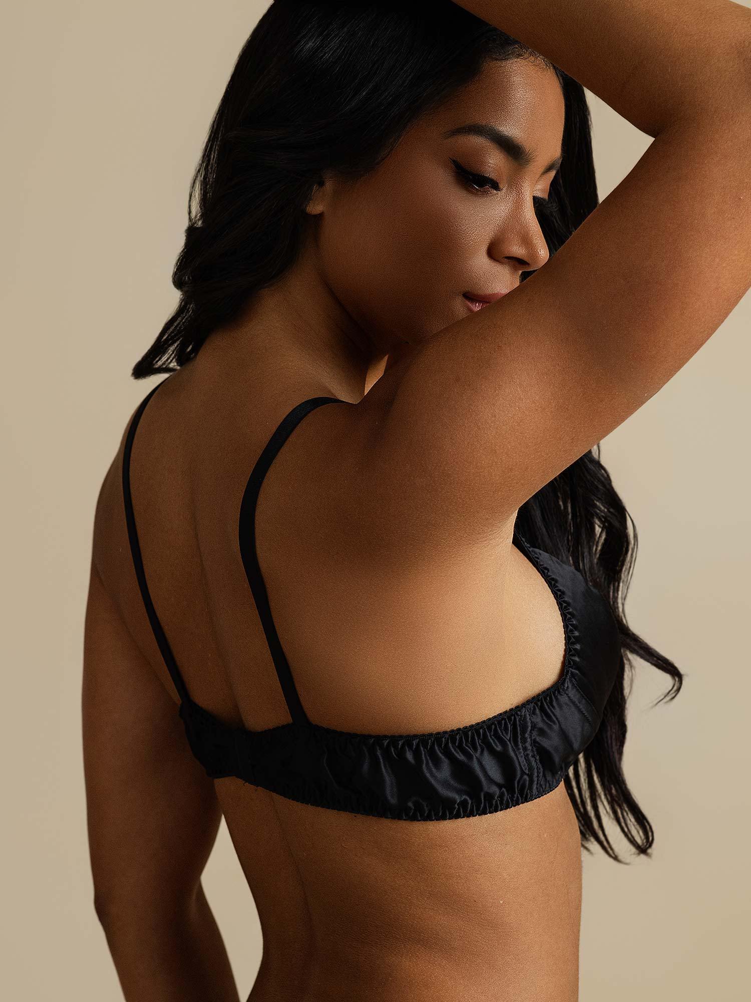 [Svart] SilkSilky-NO Silke Bra 005,