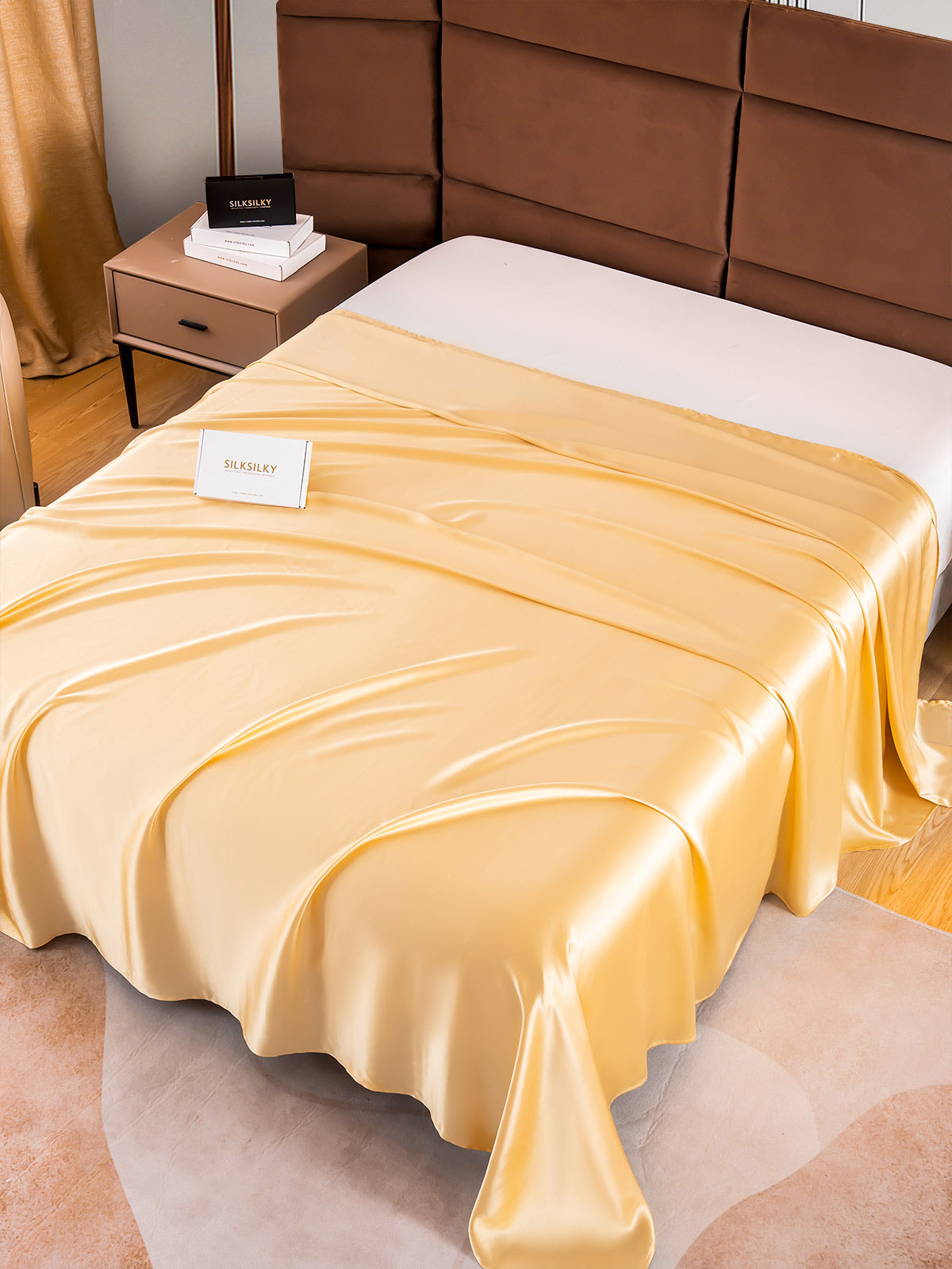 [Champagne] SilkSilky-NO 22Momme Sheet 002