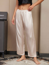 [Lys Beige] SilkSilky-NO Women's Sleep Pants 004