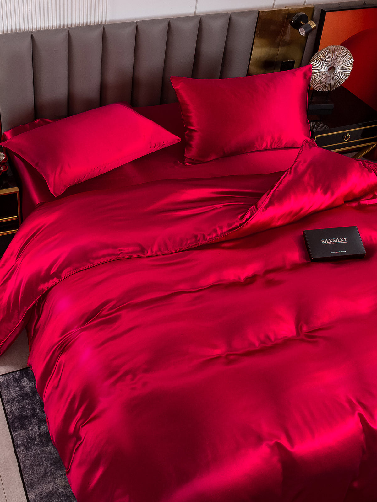 [Vin] SilkSilky-NO 19Momme Bedding Set 005