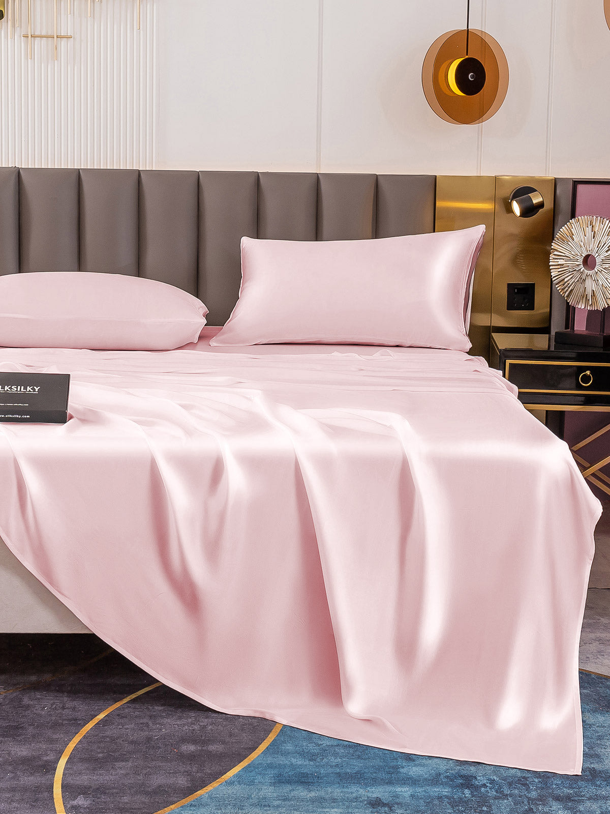 [Rosa] SilkSilky-NO 19Momme Bedding Set 006