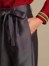 [Grå] SilkSilky-NO 32Momme Silke Womens Pants 004