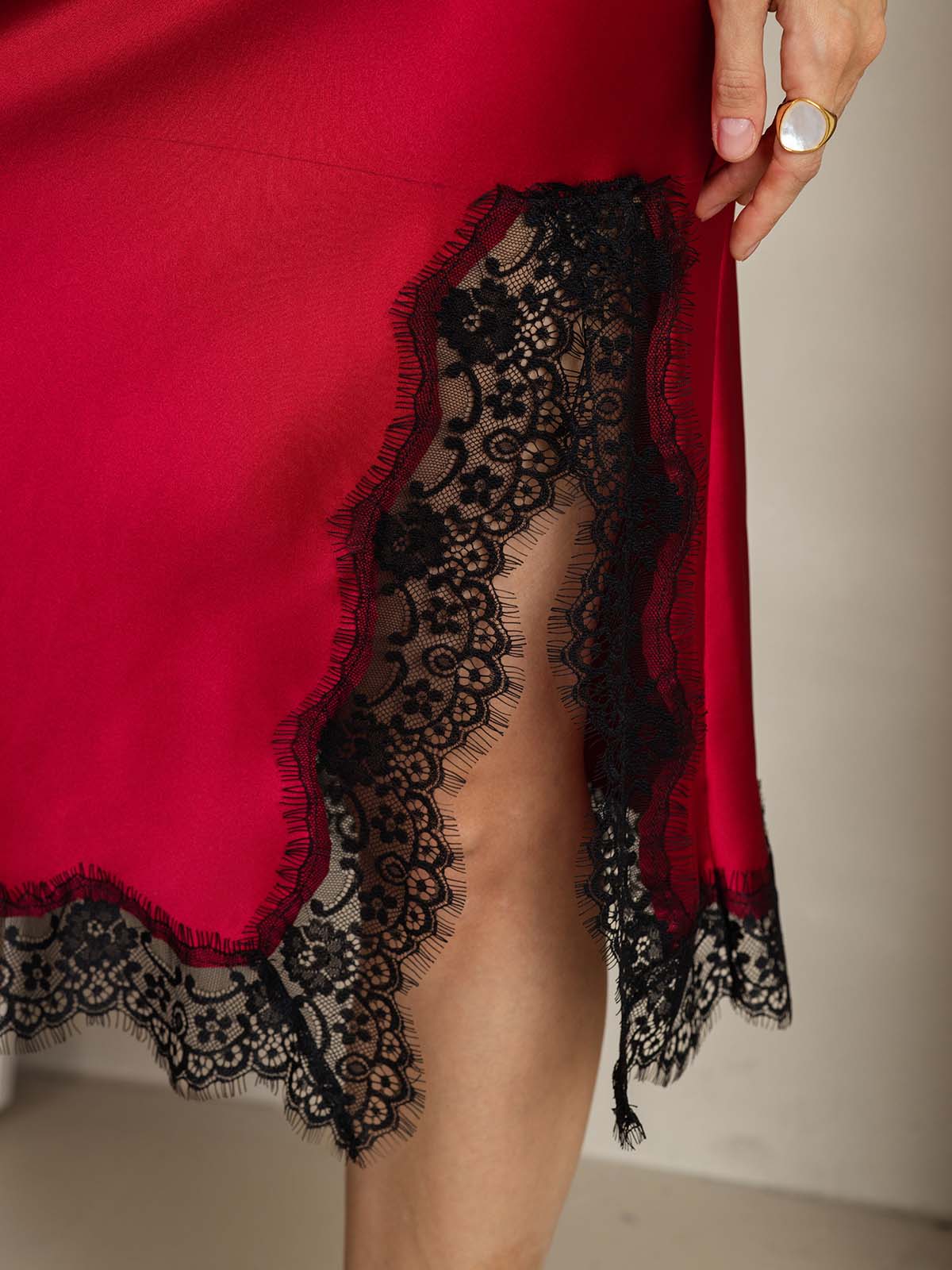 [Vin] SilkSilky-NO 19Momme Silke Split Women''s Outfit Sets 004