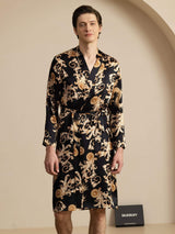 [Svart Drage] SilkSilky-NO Long Sleeve Mens Robe 001