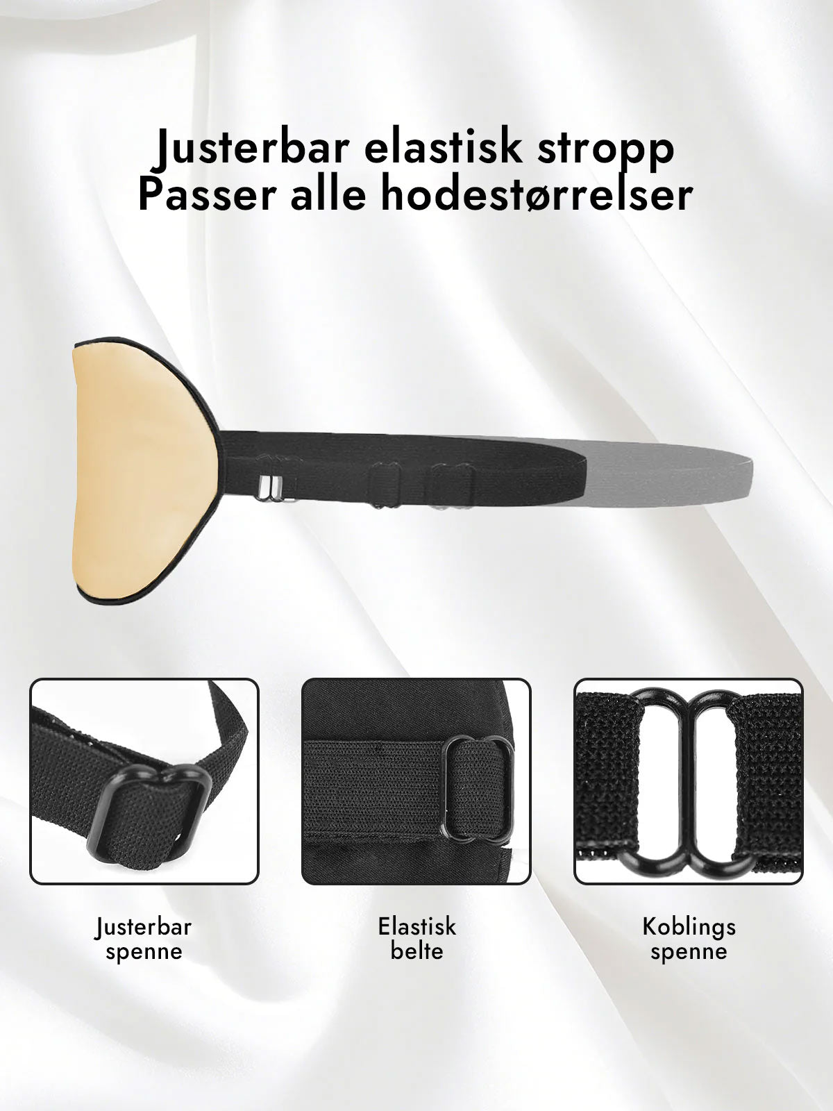 [Champagne] SilkSilky-NO Øye Maske 004