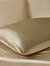 [Beige+Kaki] SilkSilky-NO 19Momme Sengesett 004