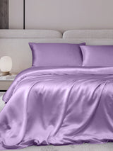 [Lavendel] SilkSilky-NO 19Momme Sengesett 001