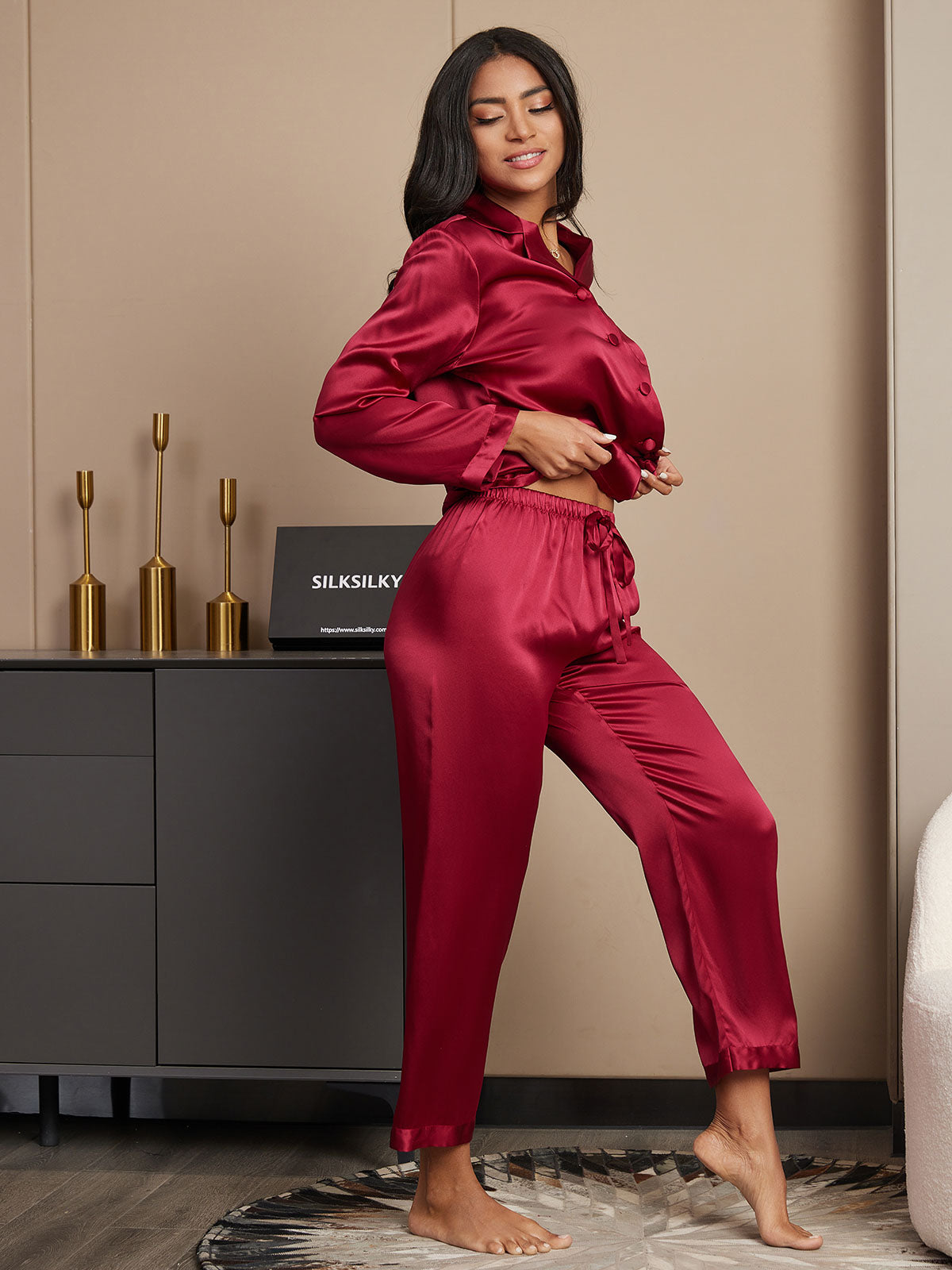 [Vin] SilkSilky-NO Womens Pajamas 005,
