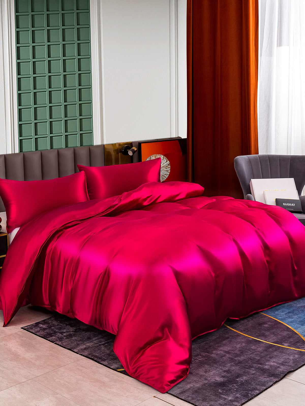 [Vin] SilkSilky-NO 25Momme Bedding Set 001