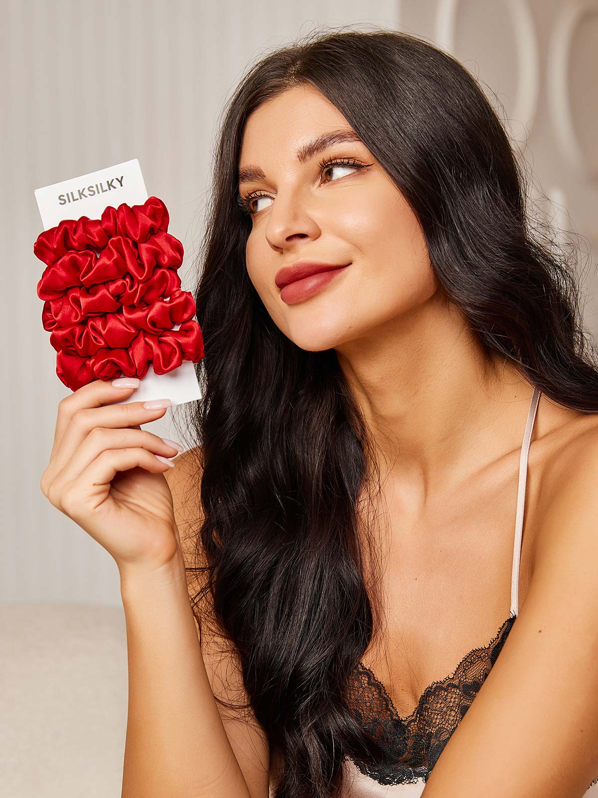 [Vin] SilkSilky-NO 19Momme Scrunchie 002