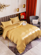 [Champagne] SilkSilky-NO 19Momme Sengesett 003