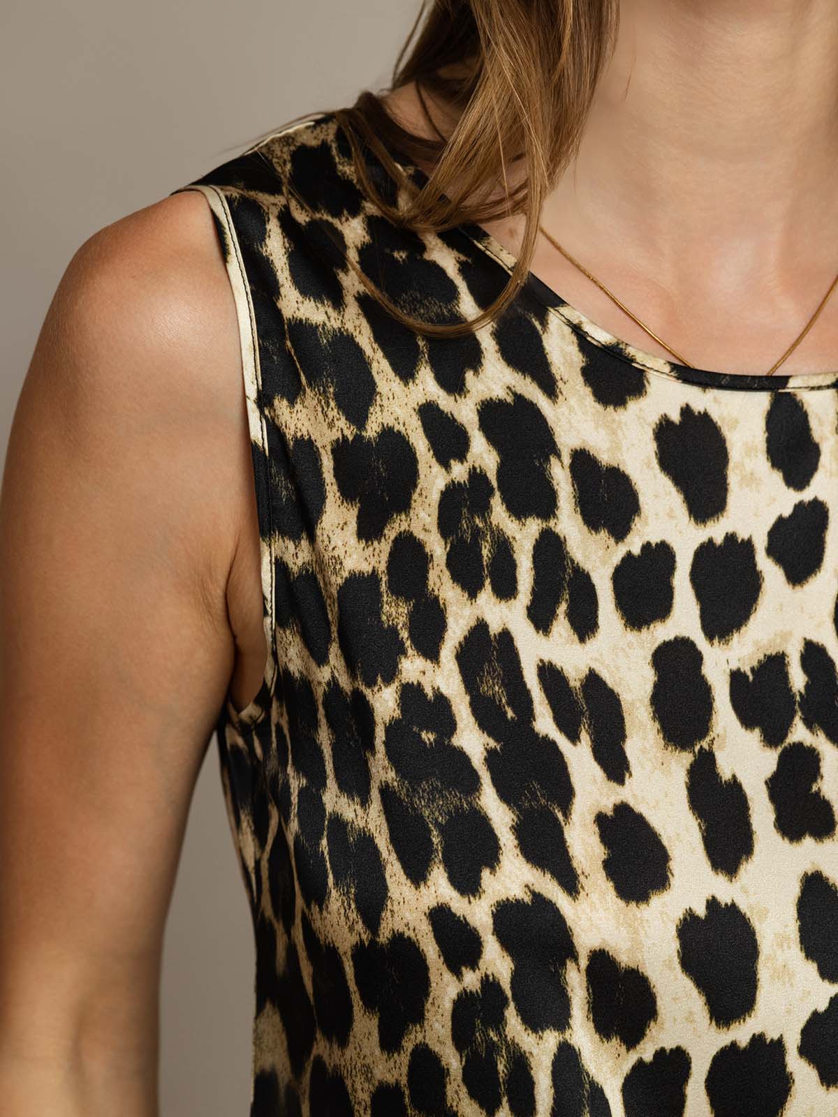 [Leopard] SilkSilky-NO 19Momme Silke Camisoles 004