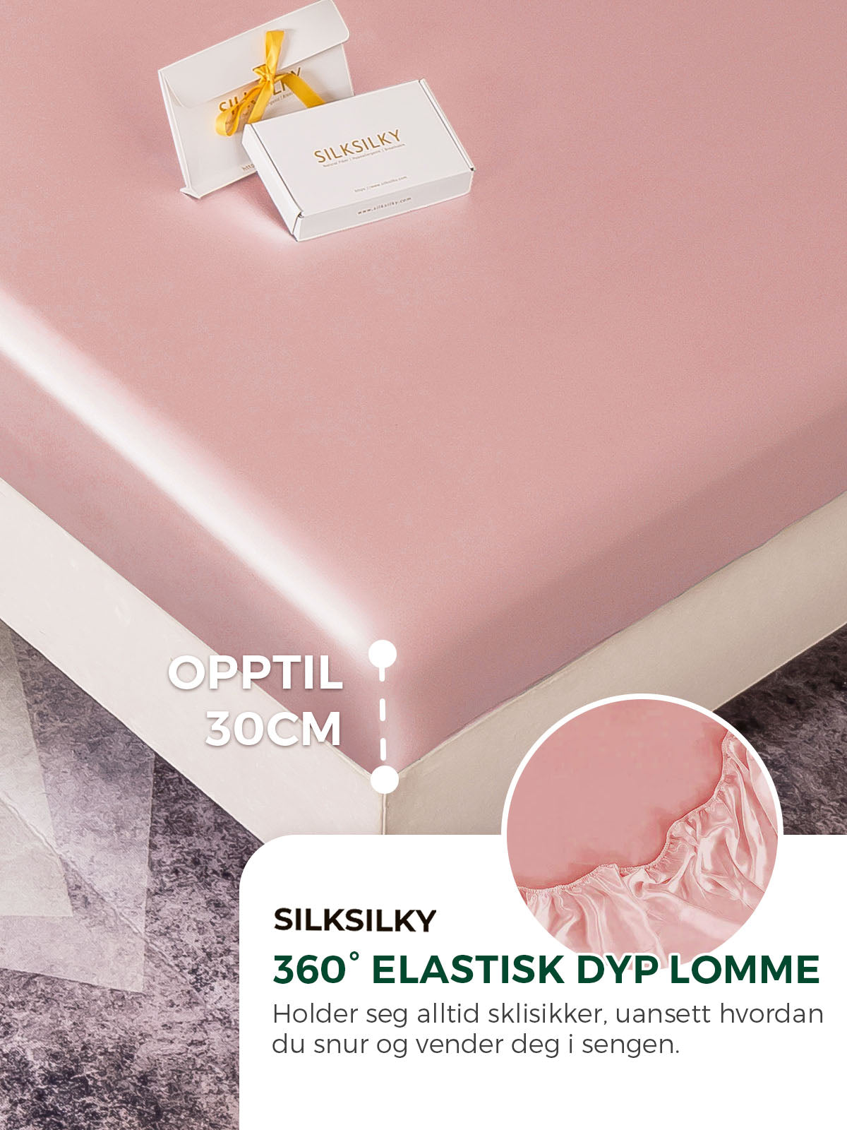 [Blek Mauve] SilkSilky-NO 22Momme Bedding Set 003