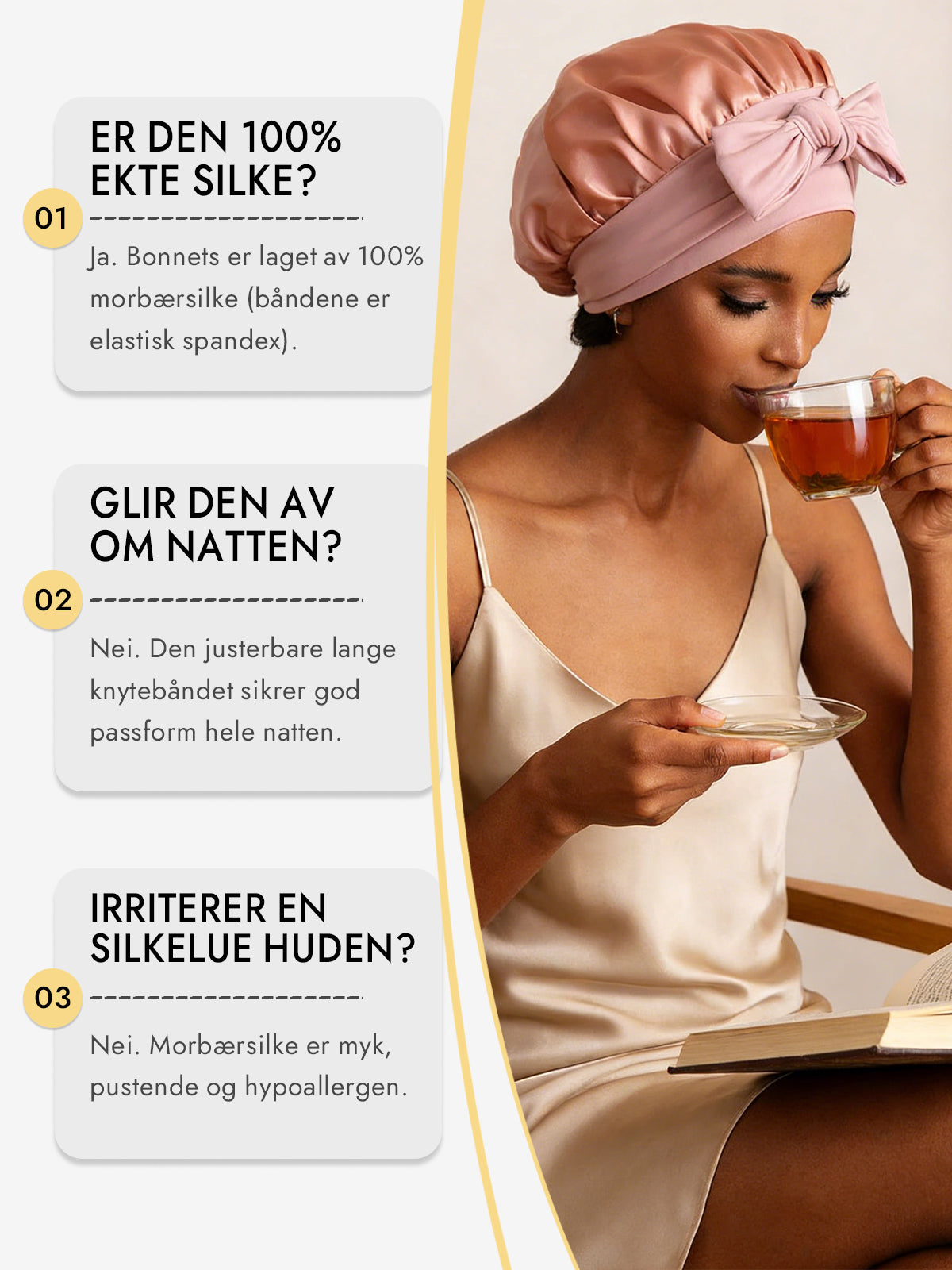 [Rosa] SilkSilky-NO Silke Sleep Cap 006