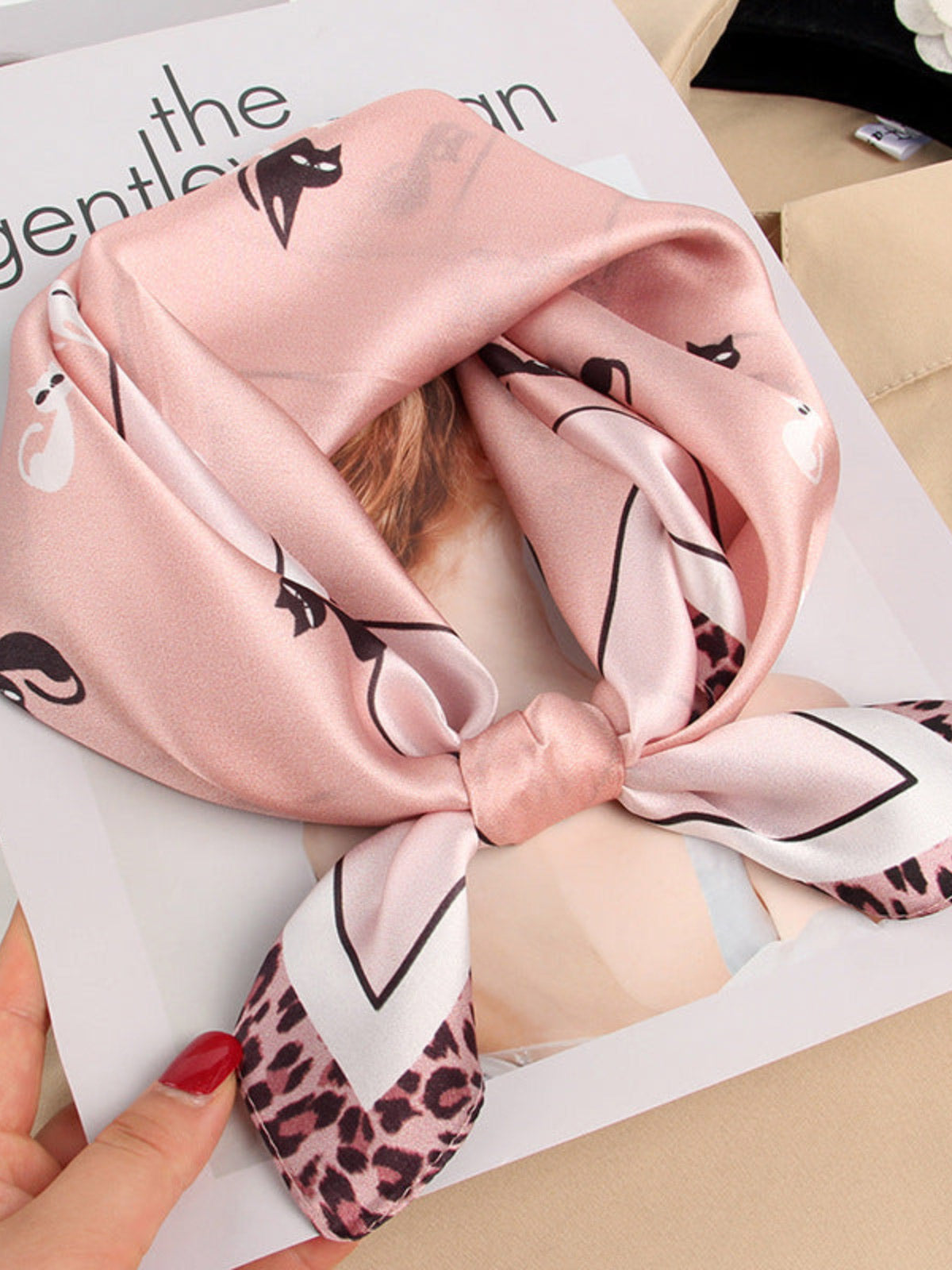 [P032] SilkSilky-NO Pure Silk Scarf 001