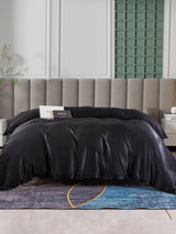 [Svart] SilkSilky-NO 25Momme Duvet Covers 003