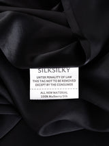 [Svart] SilkSilky-NO 19Momme Sengesett 008