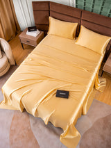 [Champagne] SilkSilky-NO 25Momme Sengesett 005