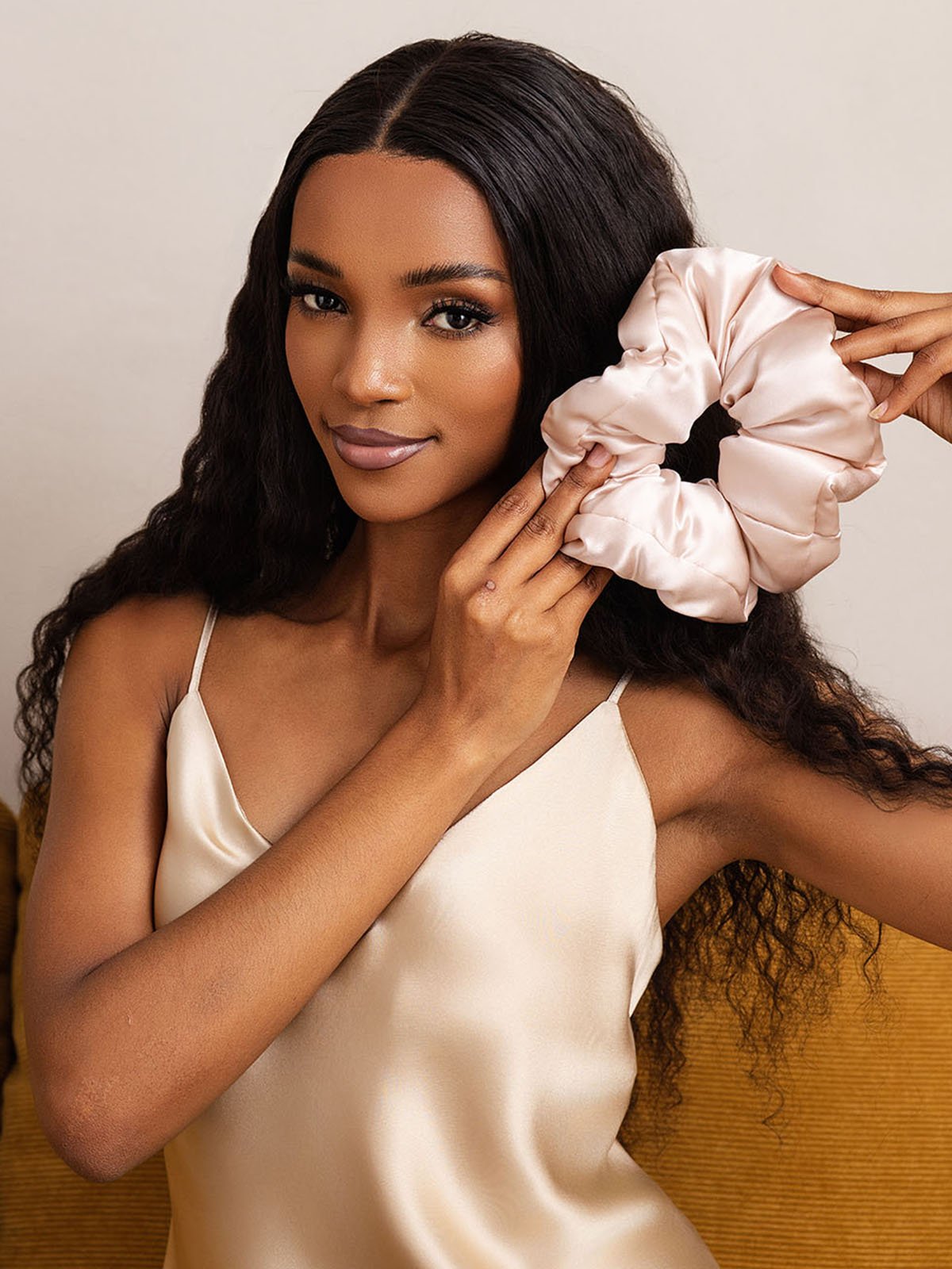 [Rosa] SilkSilky-NO Silke Scrunchie 003