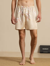 [Champagne] SilkSilky-NO 19Momme Mens Sleep Bottoms 001