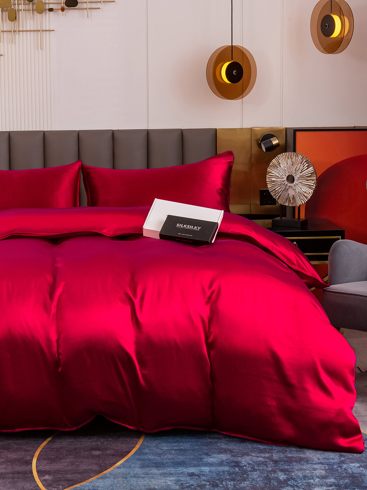 [Vin] SilkSilky-NO 19Momme Bedding Set 002