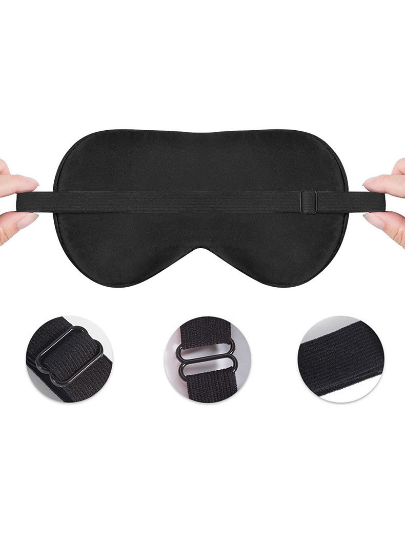 [Svart] SilkSilky-NO 19Momme Eye Mask 006
