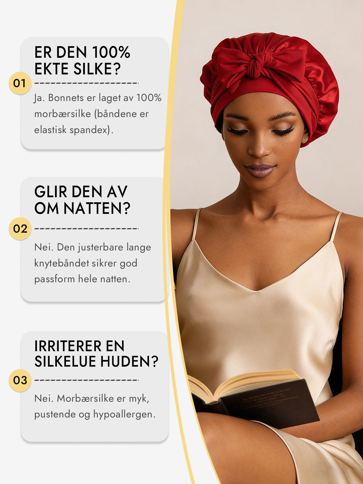 [Vin] SilkSilky-NO Silke Sleep Cap 006