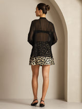 [Svart] SilkSilky-NO Silke Womens Shirt 009