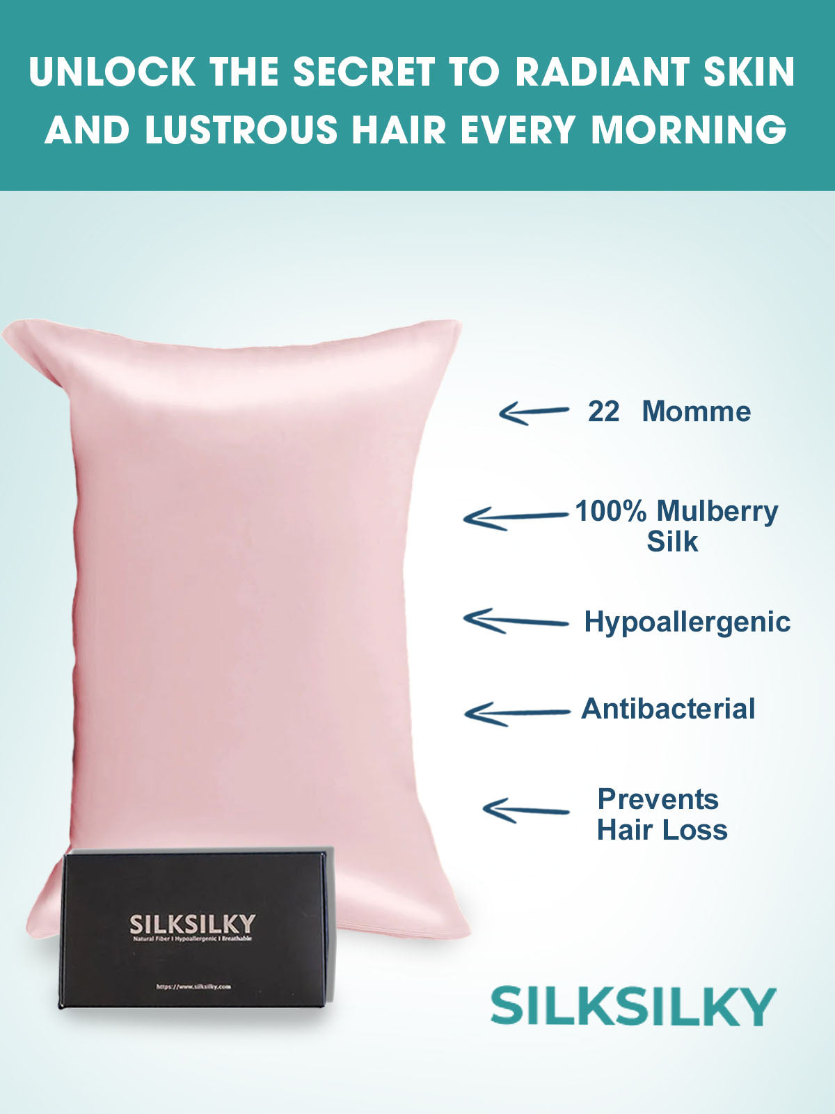 [Rosa] SilkSilky-NO 22Momme Pillowcase 003