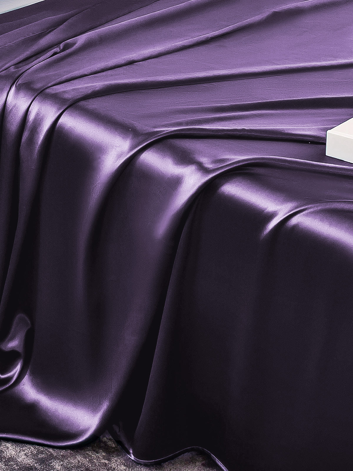 [Mørklilla] SilkSilky-NO 22Momme Bedding Set 005,