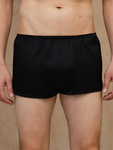 [Svart] SilkSilky-NO Mens Underwear 001