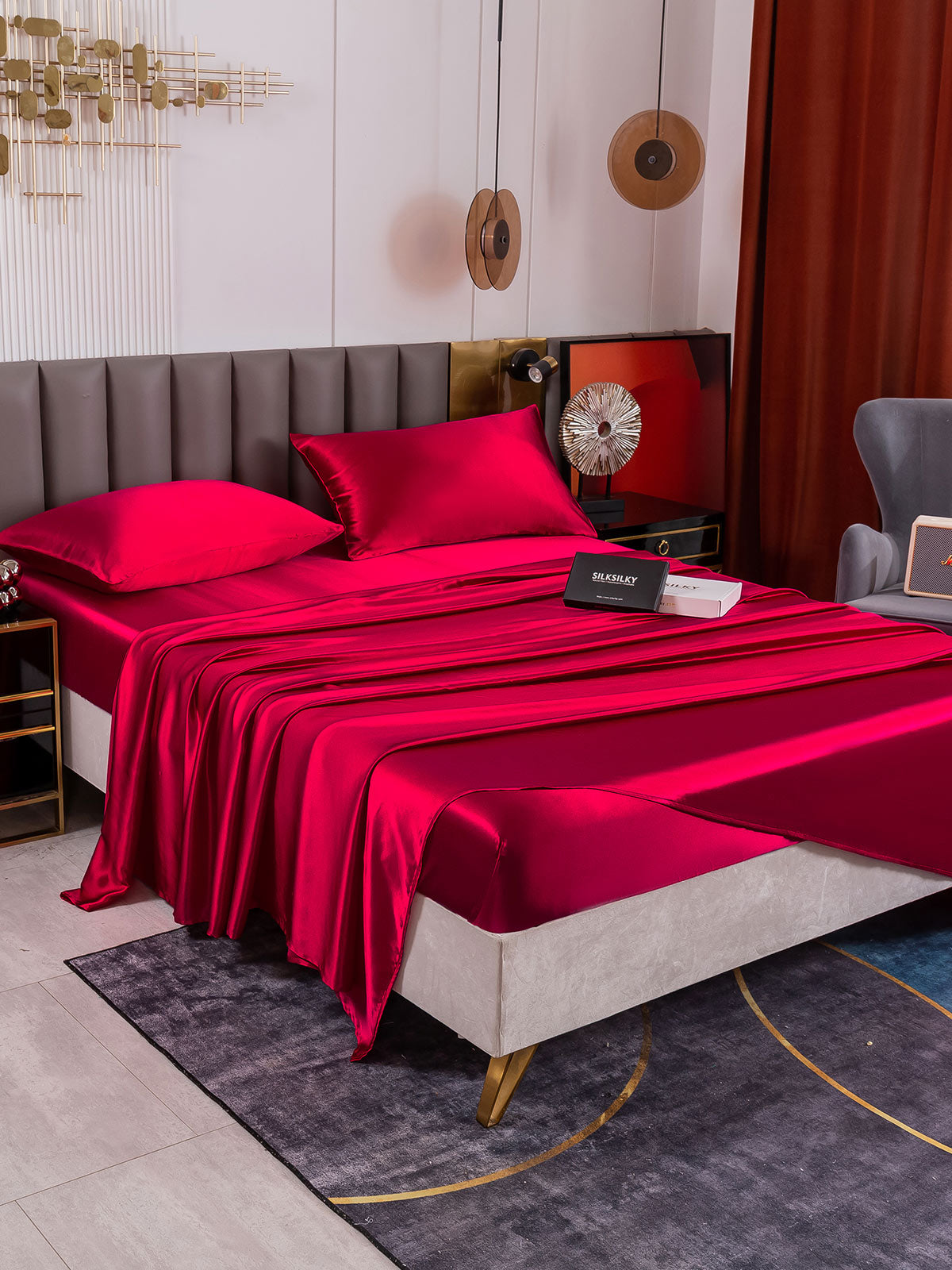 [Vin] SilkSilky-NO 19Momme Bedding Set 006