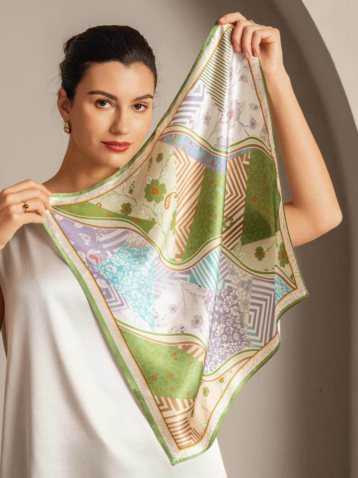 [P100] SilkSilky-NO Silke Scarf 005,