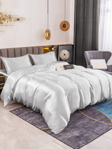 [Sølv] SilkSilky-NO 19Momme Bedding Set 002