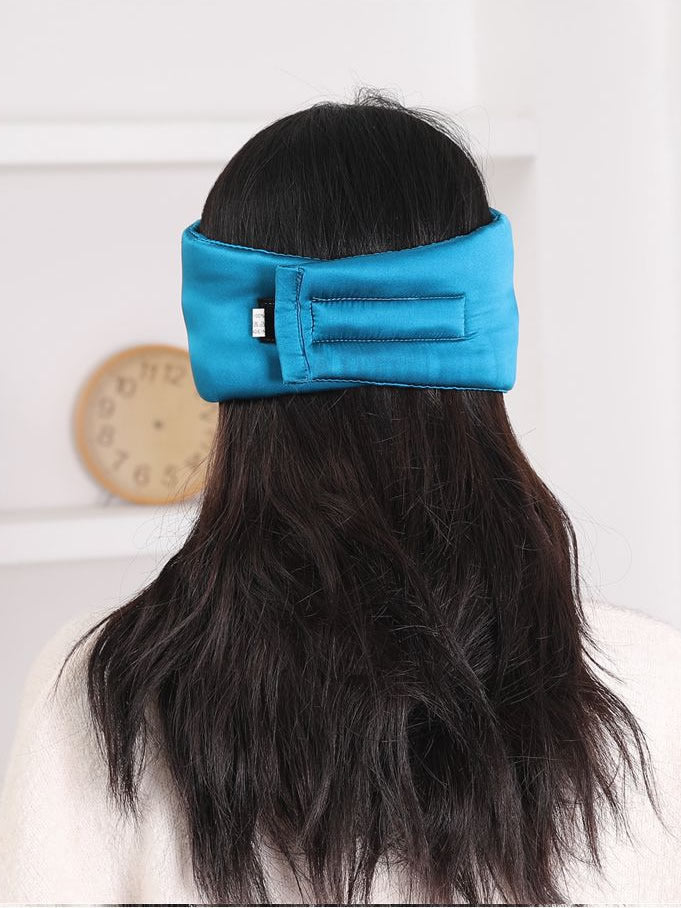 [Blågrønn] SilkSilky-NO 19Momme Eye Mask 003