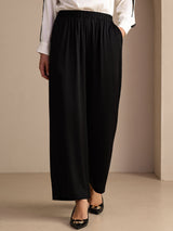 [Svart] SilkSilky-NO Womens Pants 003