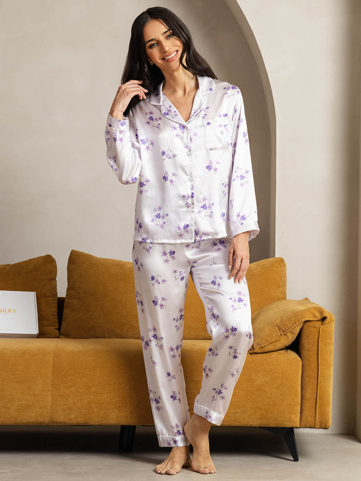[Syrinblomst] SilkSilky-NO Womens Pajamas 001