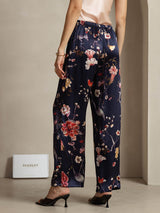 [Marine Blomster] SilkSilky-NO 19Momme Silke Womens Pants 002