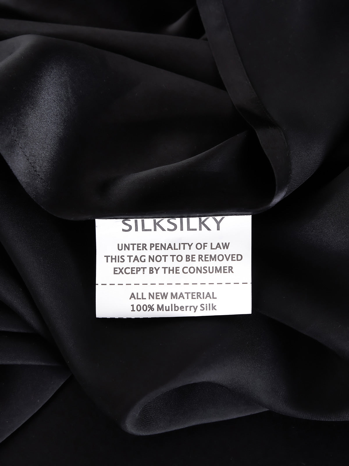 [Svart] SilkSilky-NO 22Momme Bedding Set 008