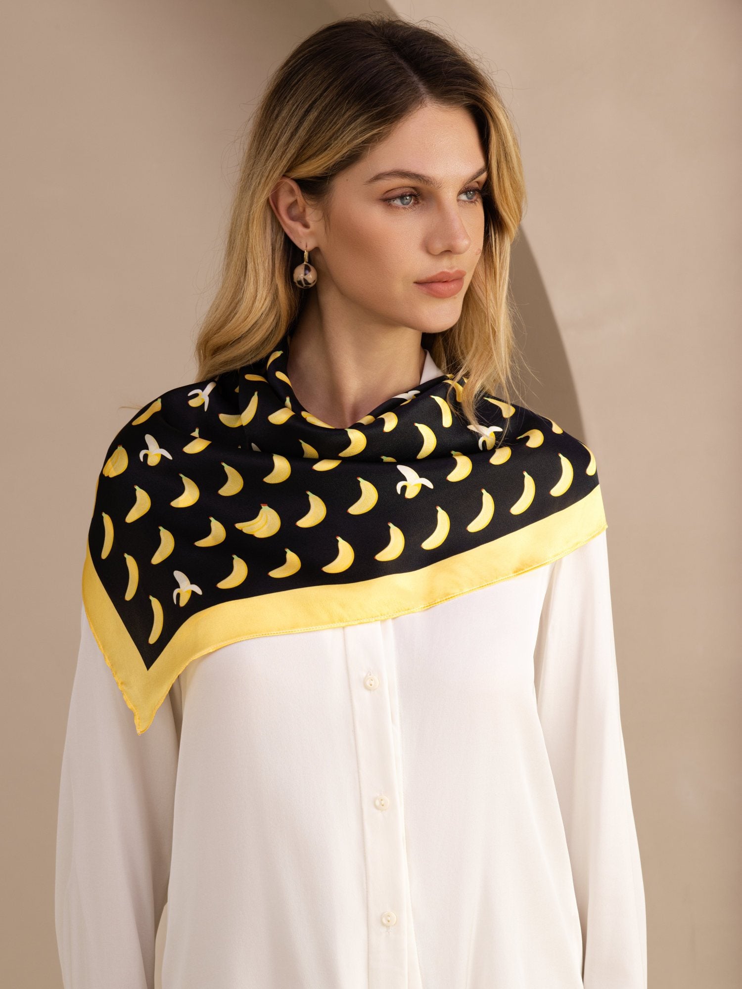 [Svart Banan] SilkSilky-NO Scarf 002