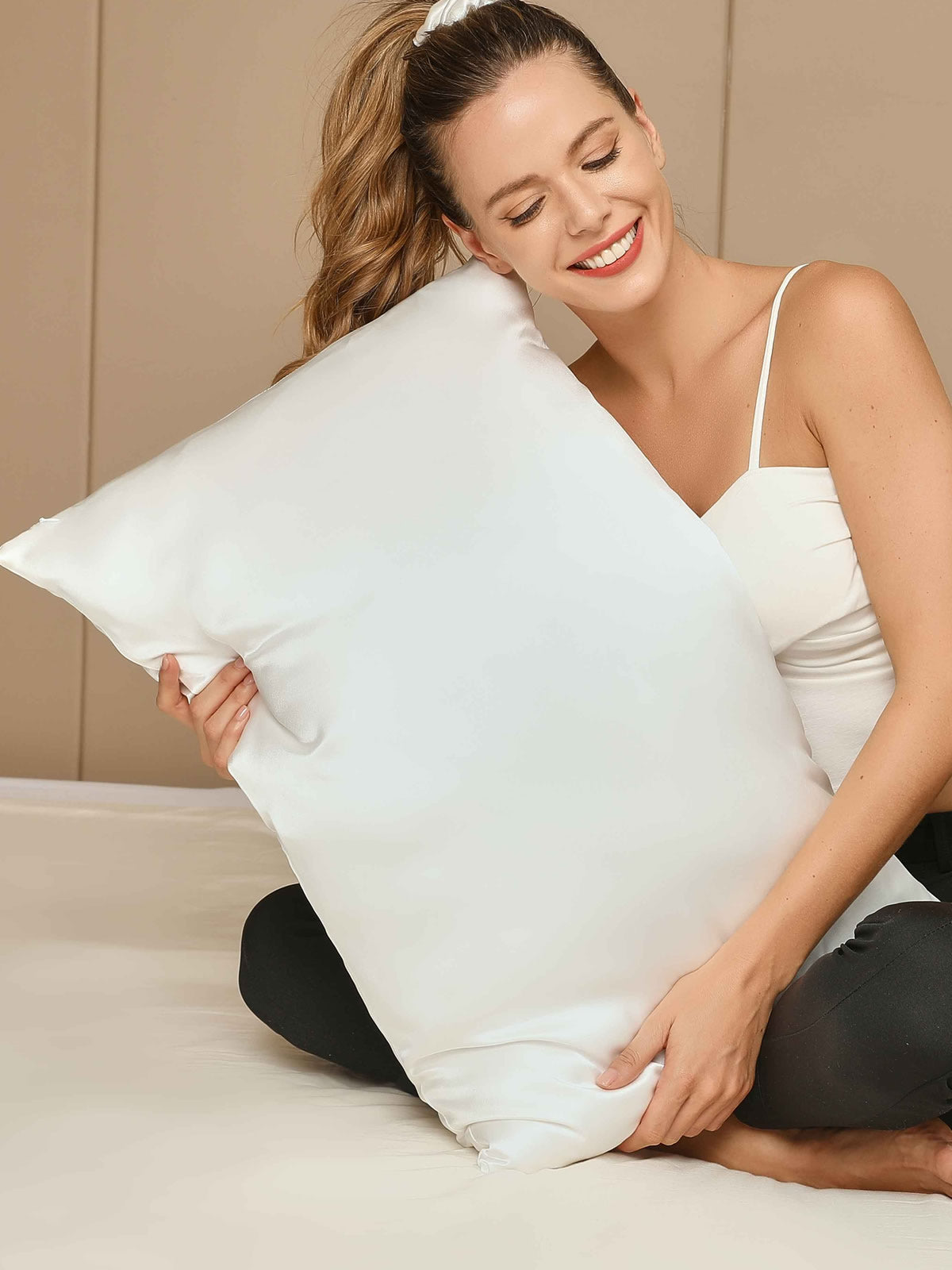[Hvit] SilkSilky-NO 22Momme Pillowcase 005