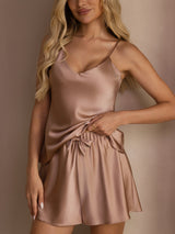 [Toscana] SilkSilky-NO Spaghetti Strap V Neck Camisole sett 004