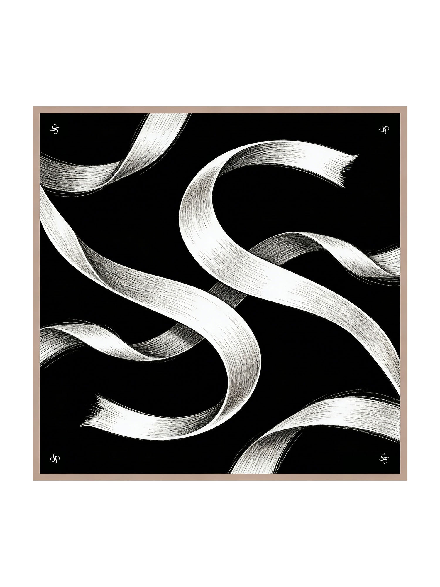 [P106] SilkSilky-NO Pure Silk Scarf 001