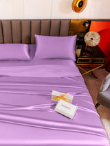 [Lavendel] SilkSilky-NO 19Momme Sengesett 005
