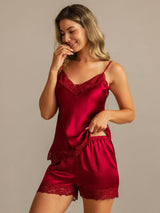 [Vin] SilkSilky-NO Spaghetti Strap V Neck Camisole sett 003