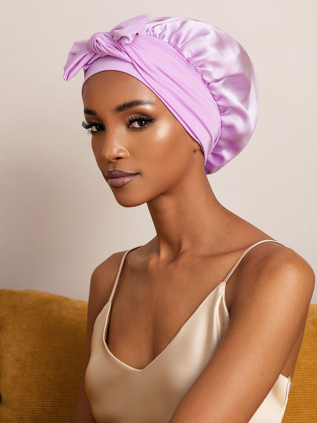 SilkSilky-NO Silke Sleep Cap Lavendel 004
