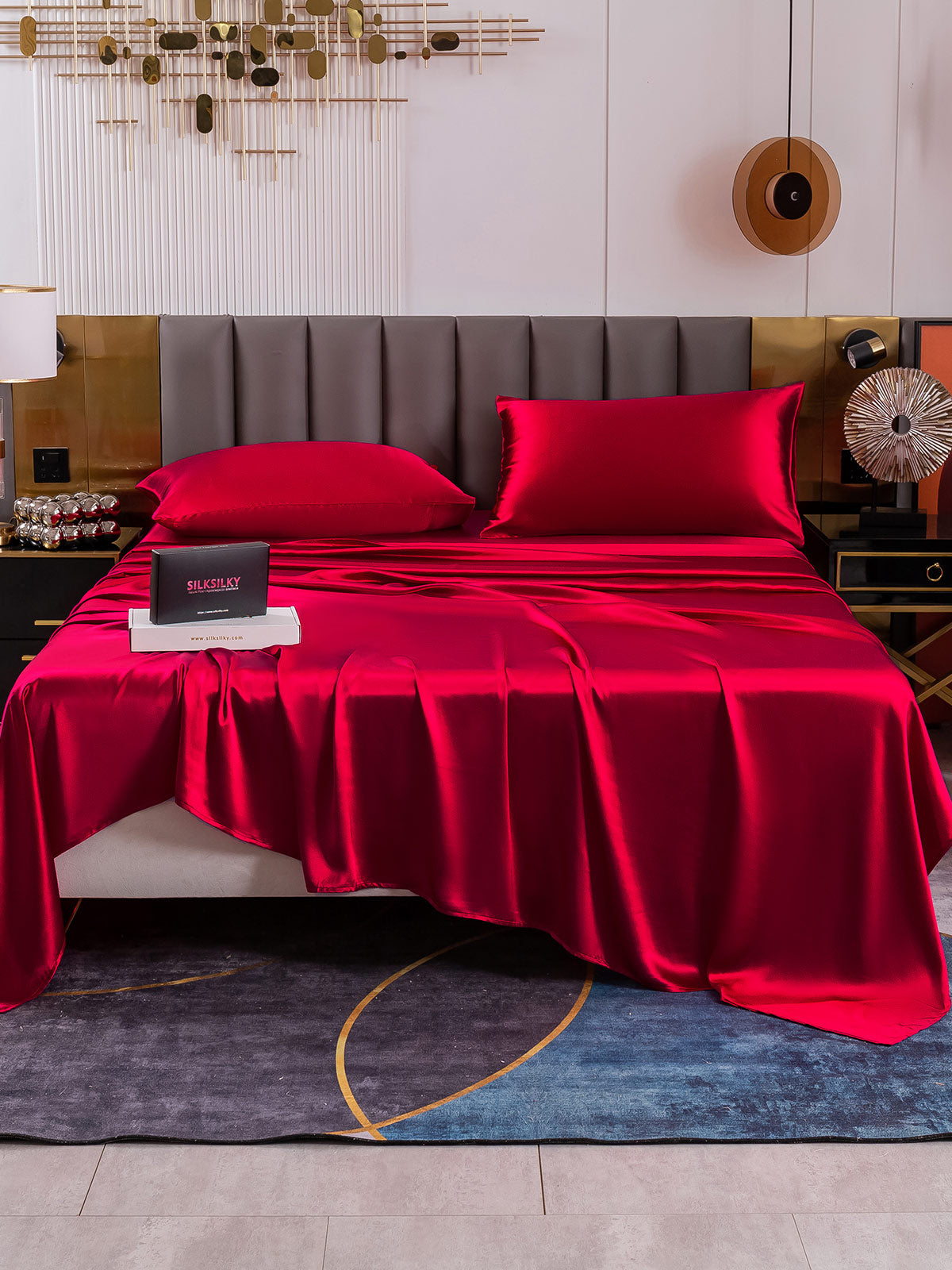 [Vin] SilkSilky-NO 19Momme Bedding Set 002