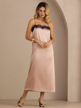 [Toscana] SilkSilky-NO Square Neck Kjole 007