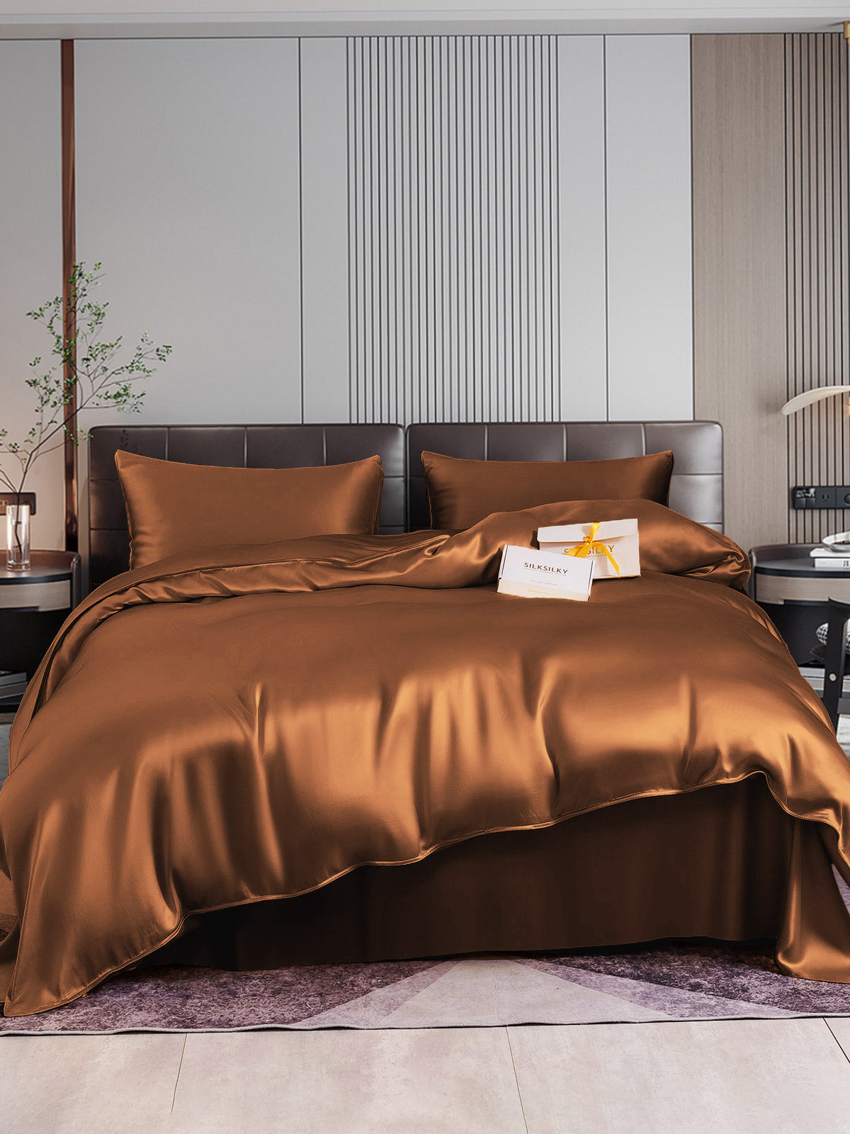 [Kaffe] SilkSilky-NO 22Momme Bedding Set 001
